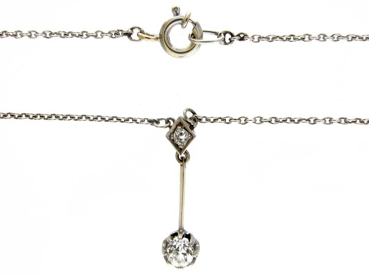 Diamond Drop Pendant