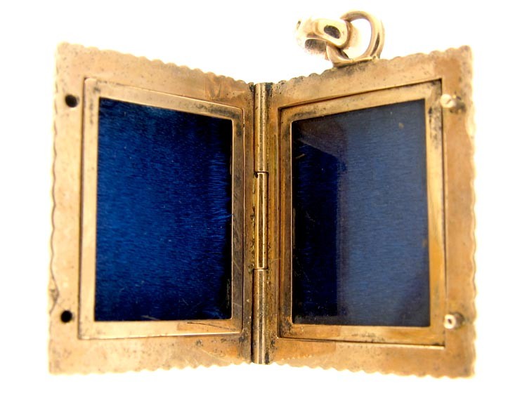 Lapis Lazuli Gold Locket