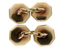 Mother of Pearl & 9ct Gold Cufflinks