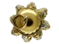 Three Colour Gold Barrel Charm