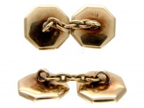 Mother of Pearl & 9ct Gold Cufflinks