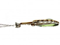 Peridot, Diamond & Pearl Pendant