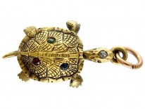 Gem Set Tortoise Charm