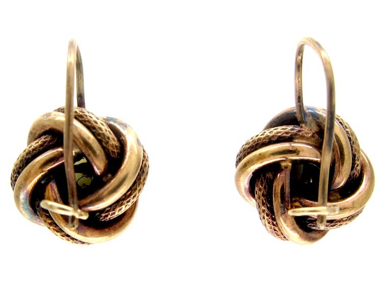 Opal Knot Earrings