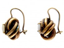 Opal Knot Earrings