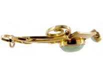 Art Nouveau Opal 15ct Gold Pendant