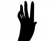 Georgian Garnet & Paste Ring