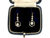 Diamond Drop Earrings