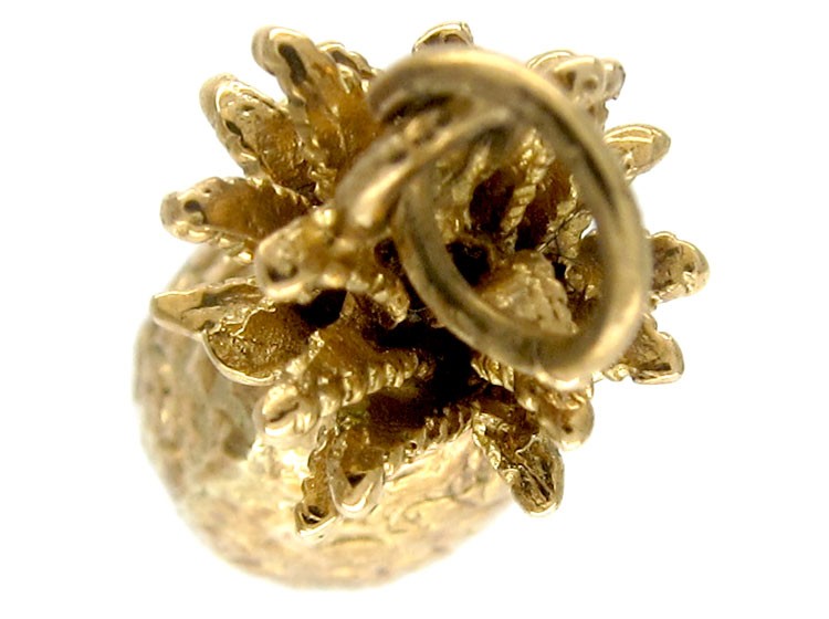 Gold Pineapple Charm