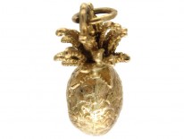 Gold Pineapple Charm