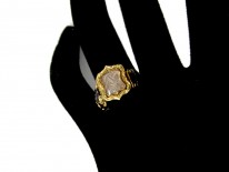 18ct Gold Georgian Mourning Ring