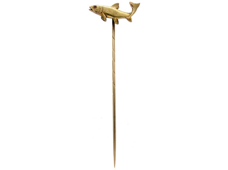Salmon Tie Pin