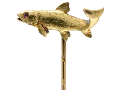 Salmon Tie Pin