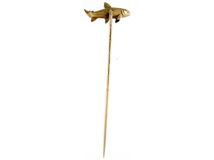 Salmon Tie Pin