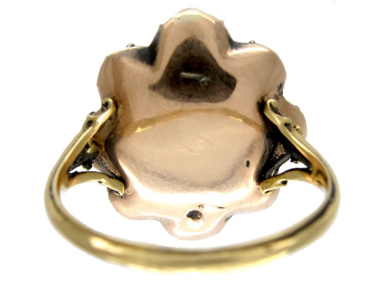 Topaz Georgian Cluster Ring