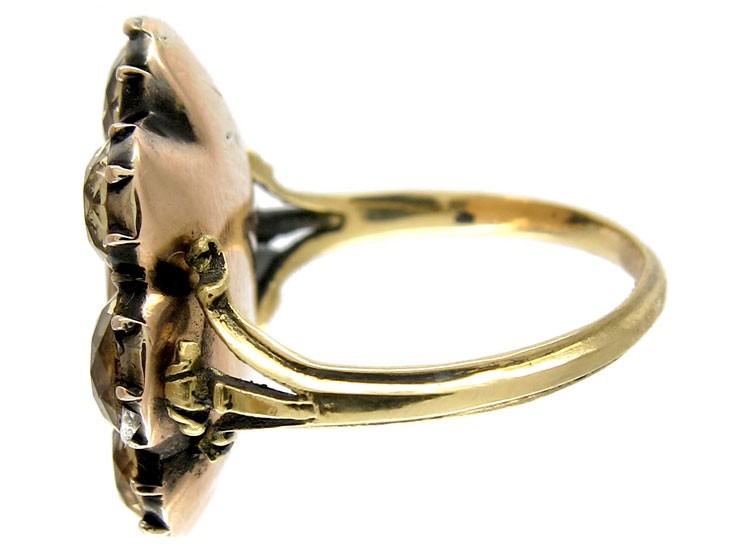 Topaz Georgian Cluster Ring