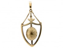 Diamond Scarab Pendant