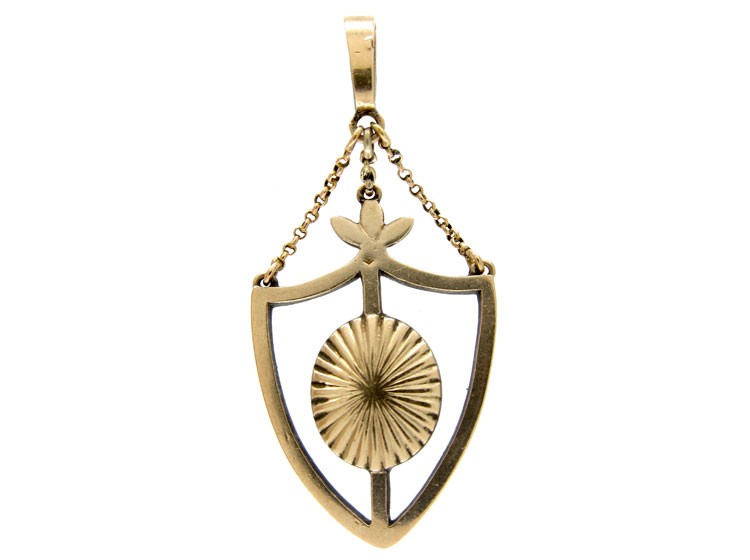Diamond Scarab Pendant