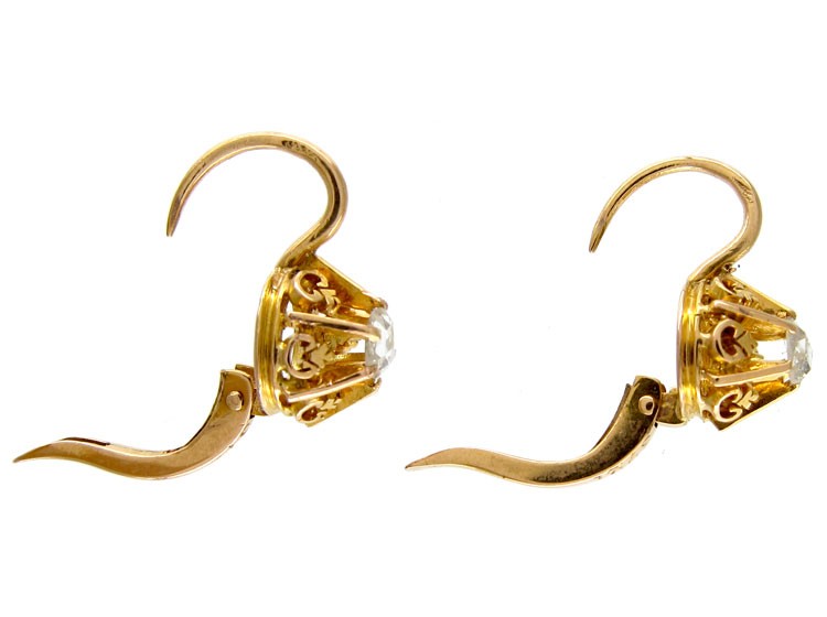 Rose Diamond Earrings