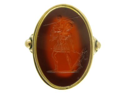 Carnelian Intaglio Ring