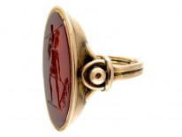 Carnelian Intaglio Ring