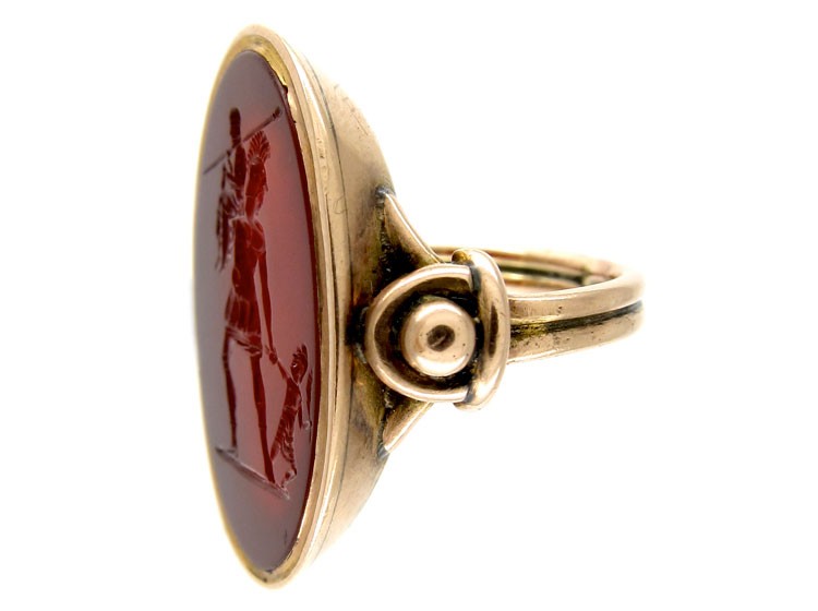 Carnelian Intaglio Ring