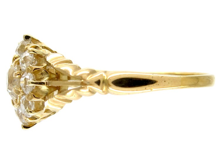Victorian Diamond Cluster Ring