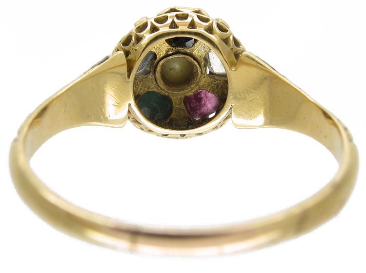 Victorian Multi Stone Ring