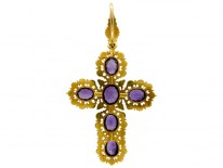 Amethyst Gold Cross