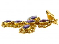 Amethyst Gold Cross
