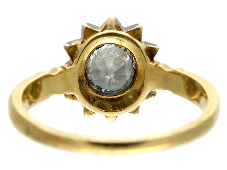 Early Victorian Diamond Cluster Ring