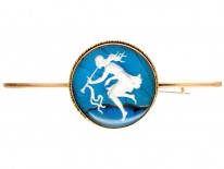 Butterfly Wing 9ct Gold Sulphide Brooch