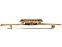 Butterfly Wing 9ct Gold Sulphide Brooch