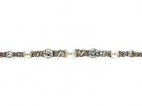 Diamond & Natural Pearl Bracelet
