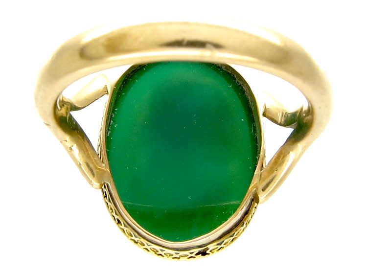 Hardstone Cameo Ring