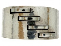 Silver Retro Bangle