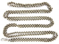 Victorian Silver Guard Chain