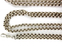 Victorian Silver Guard Chain