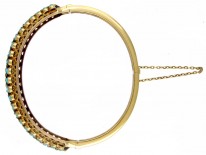 Turquoise & Diamond Bangle
