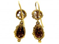 Rose Diamond & Pearl Earrings