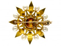 Pearl & Diamond Victorian Brooch