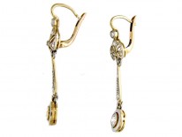 Art Deco Diamond Drop Earrings