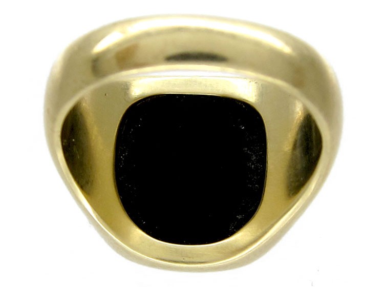 Hardstone Intaglio Signet Ring