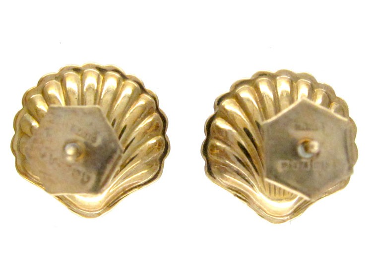 Shell Gold Earrings