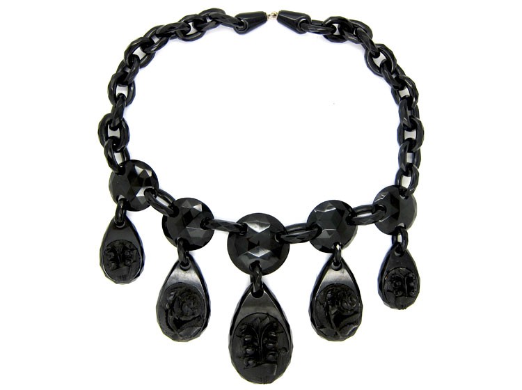 Victorian Jet Necklace