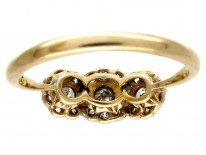 Triple Cluster Diamond Ring
