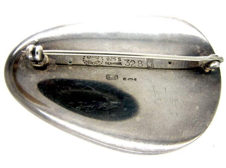 Georg Jensen Silver Brooch
