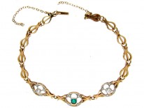 Emerald & Diamond Bracelet