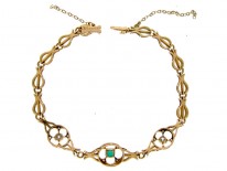 Emerald & Diamond Bracelet