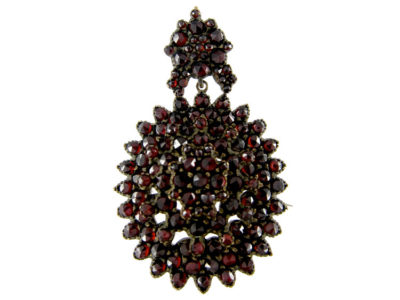 Bohenian Garnet Locket Pendant